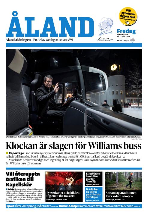 Ålandstidningen 2.1.2026