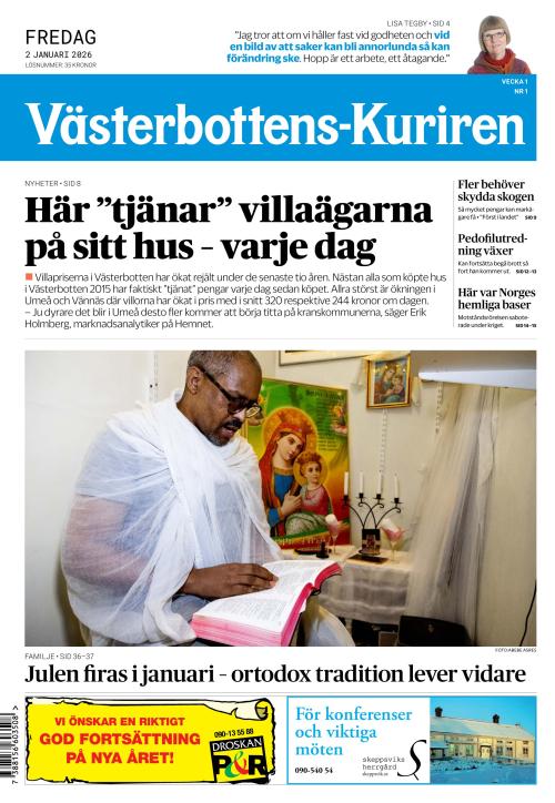Västerbottens-Kuriren (SE) 2.1.2026