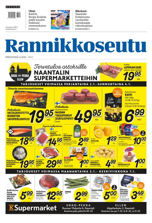 Rannikkoseutu 2.1.2026