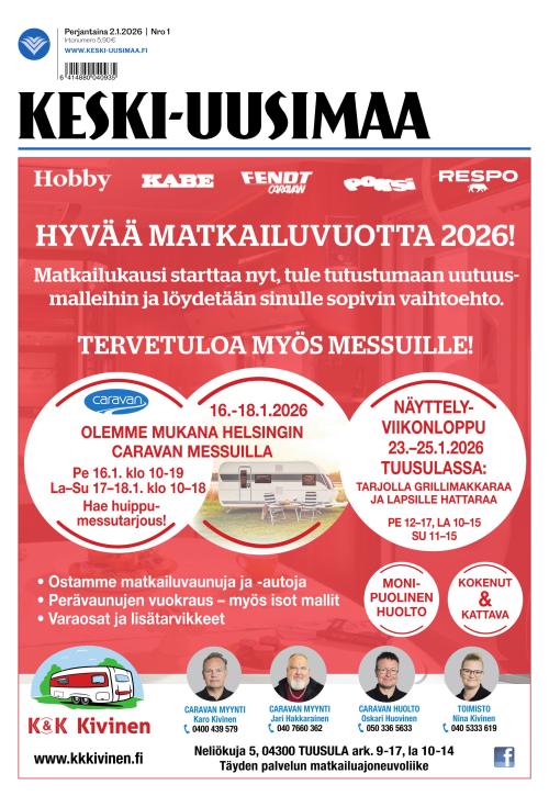 Keski-Uusimaa 2.1.2026