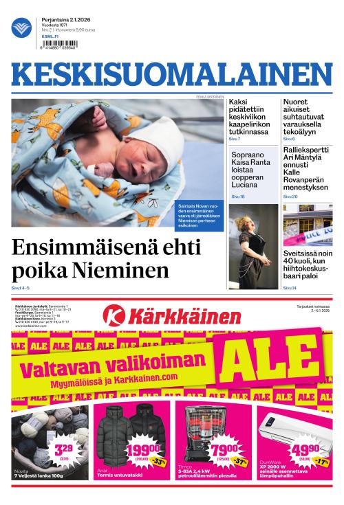 Keskisuomalainen 2.1.2026