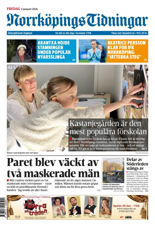 Norrköpings Tidningar 2.1.2026