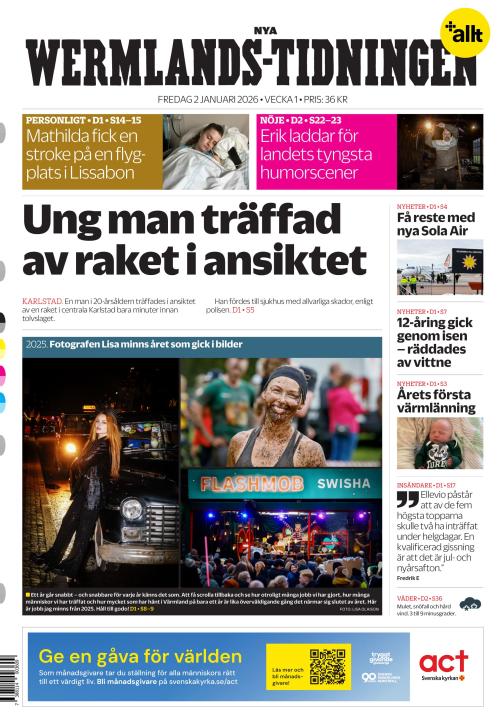 Nya Wermlands-Tidningen 2.1.2026