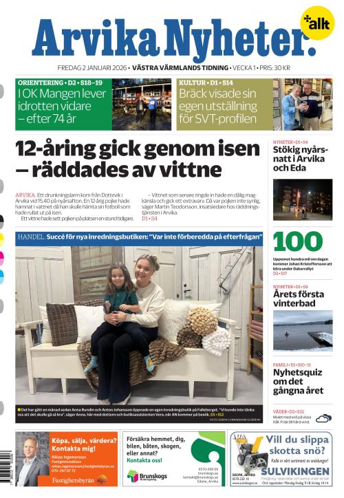 Arvika Nyheter 2.1.2026