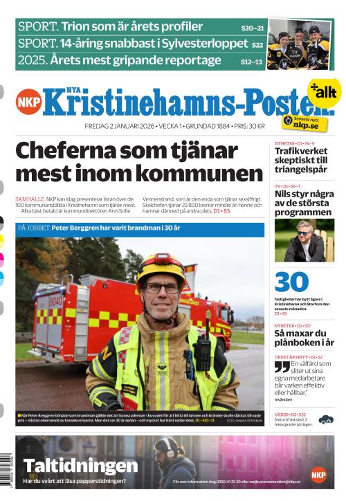Nya Kristinehamns-Posten 2.1.2026