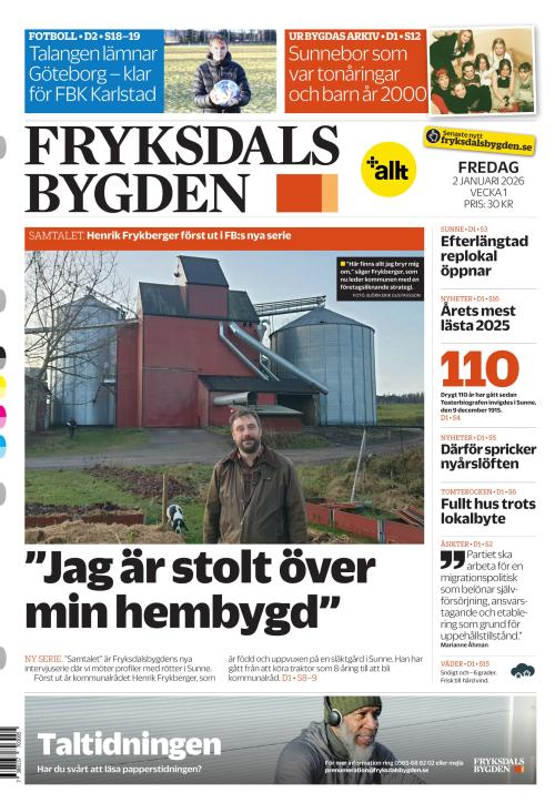 Fryksdals-Bygden 2.1.2026