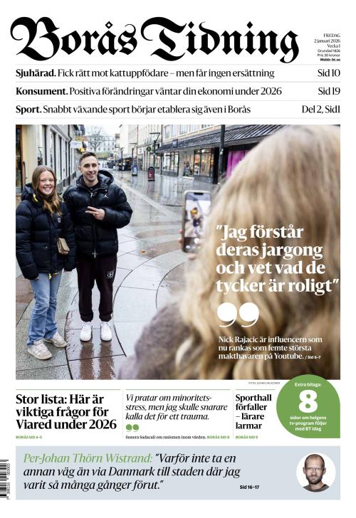 Borås Tidning 2.1.2026