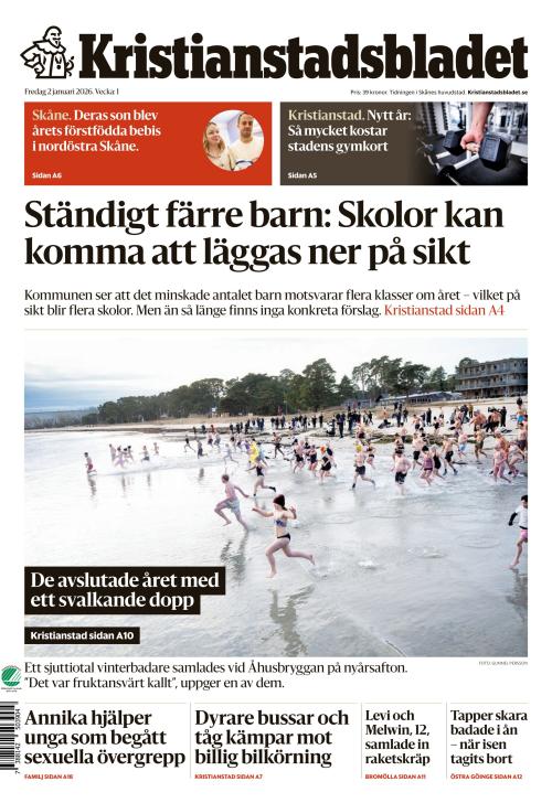 Kristianstadsbladet 2.1.2026
