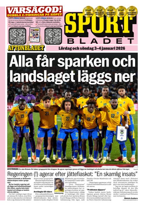 Aftonbladet Sportbladet 3.1.2026