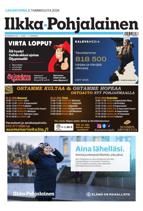 Ilkka-Pohjalainen 3.1.2026