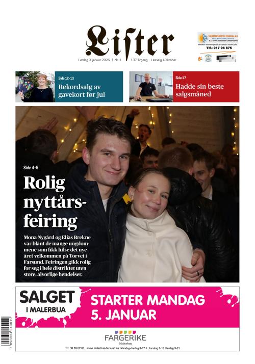 Lister (NO) 3.1.2026