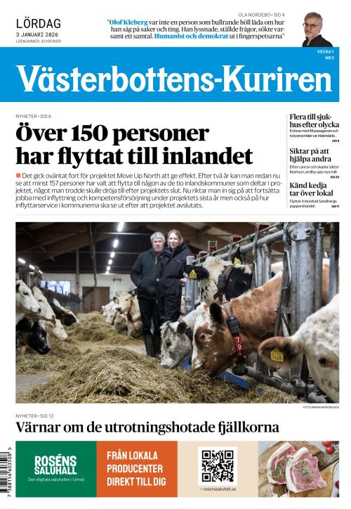 Västerbottens-Kuriren (SE) 3.1.2026