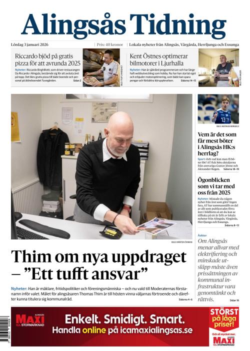 Alingsås Tidning 3.1.2026