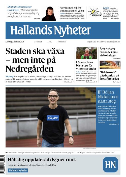 Hallands Nyheter 3.1.2026