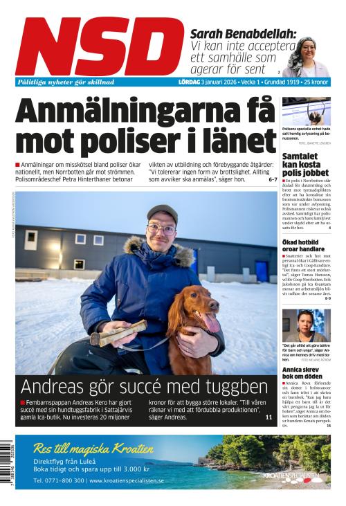 Norrländska Socialdemokraten 3.1.2026
