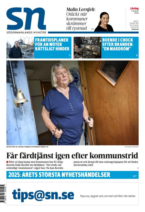 Södermanlands Nyheter 3.1.2026