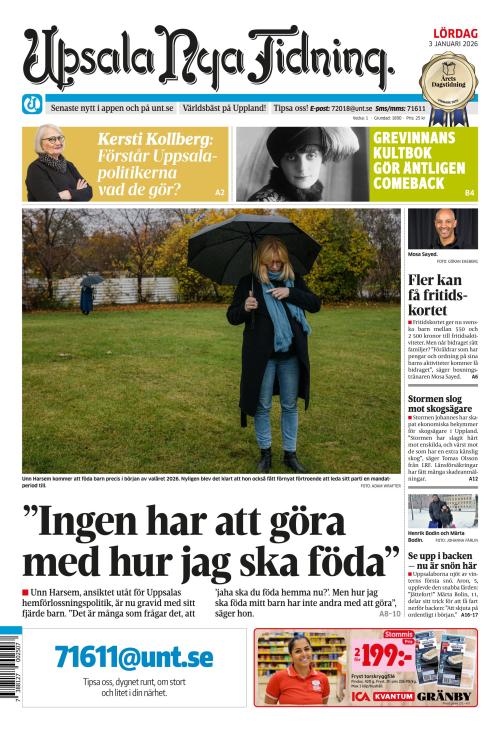 Upsala Nya Tidning 3.1.2026