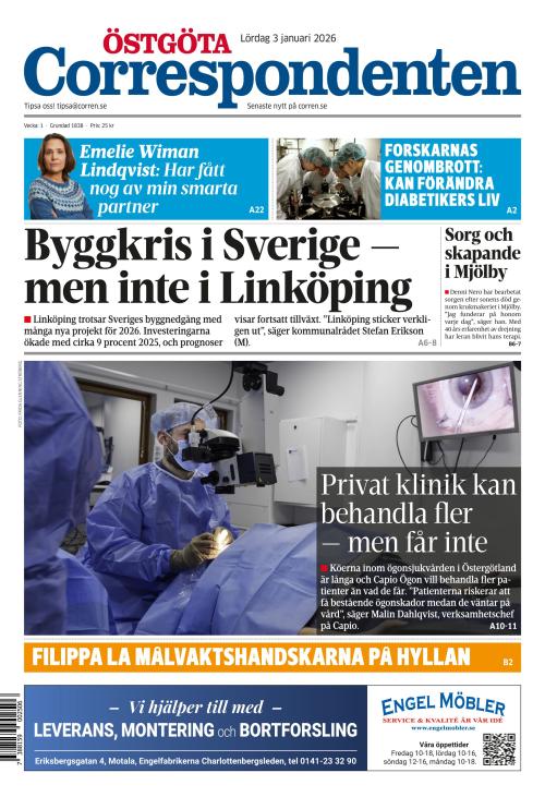 Östgöta Correspondenten 3.1.2026