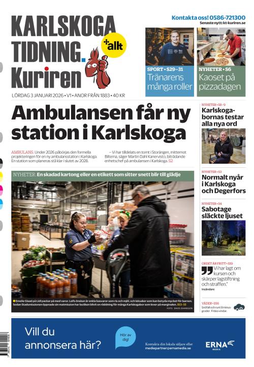 Karlskoga Tidning-Kuriren 3.1.2026