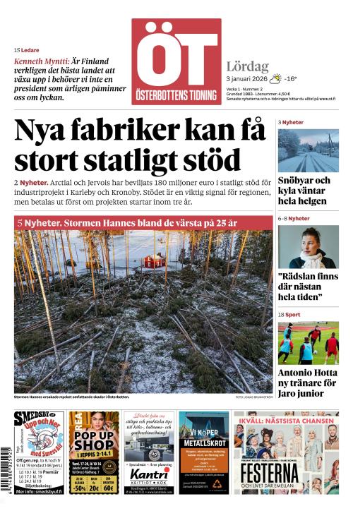 Österbottens Tidning 3.1.2026