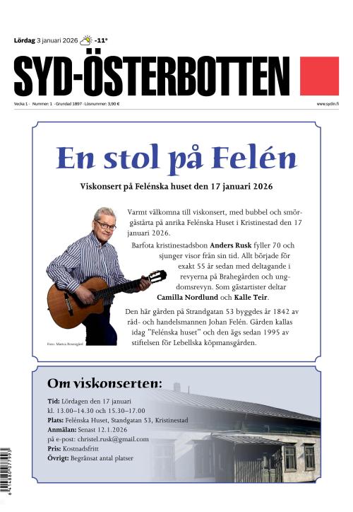 Syd-Österbotten 3.1.2026