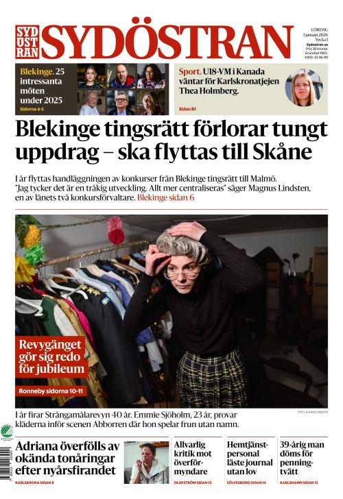 Sydöstran 3.1.2026