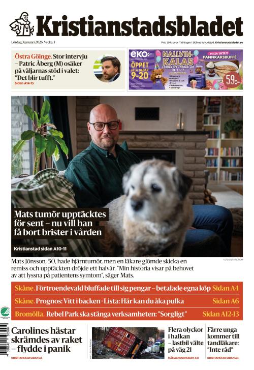 Kristianstadsbladet 3.1.2026