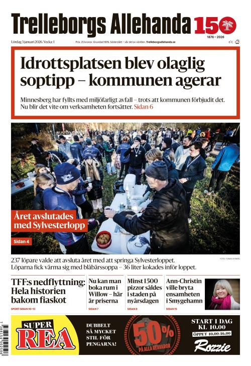 Trelleborgs Allehanda 3.1.2026
