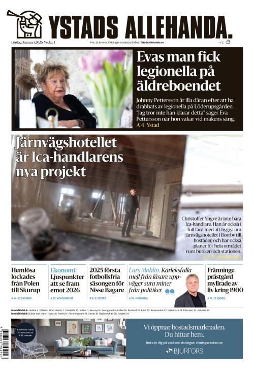 Ystads Allehanda 3.1.2026