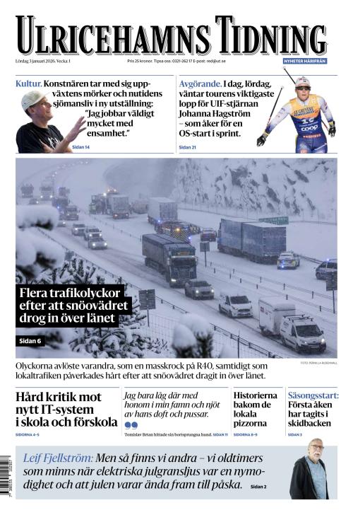 Ulricehamns Tidning 3.1.2026