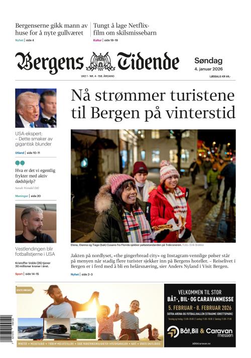 Bergens Tidende (NO) 4.1.2026