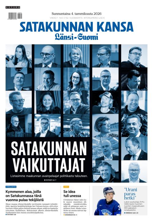 Satakunnan Kansa Länsi-Suomi 4.1.2026