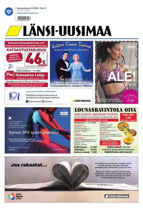 Länsi-Uusimaa 4.1.2026