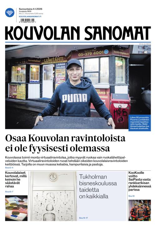 Kouvolan Sanomat 4.1.2026