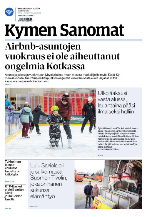 Kymen Sanomat 4.1.2026