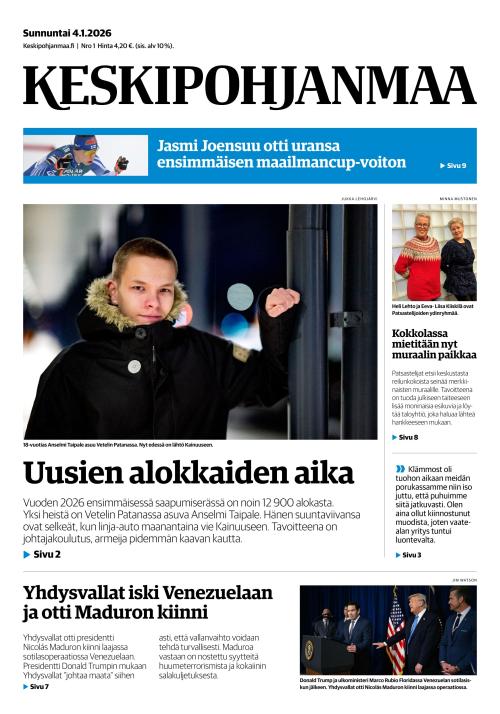 Keskipohjanmaa 4.1.2026