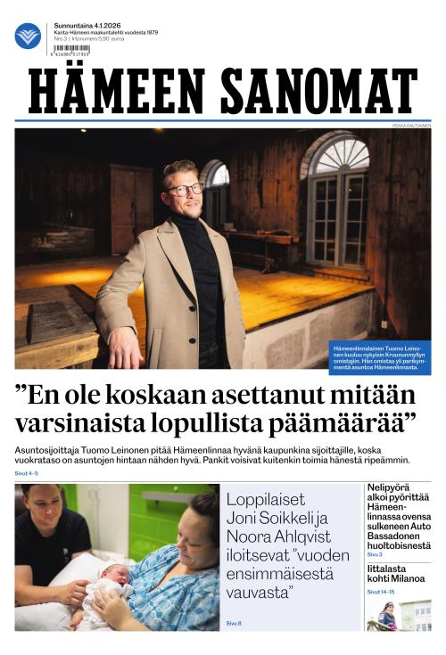 Hämeen Sanomat 4.1.2026