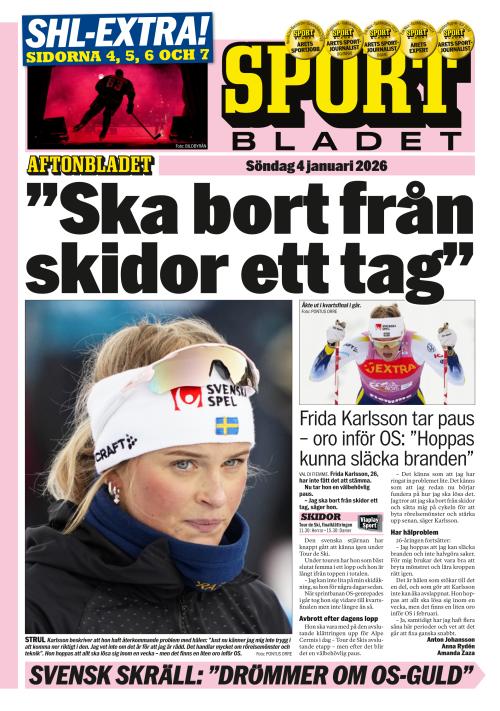 Aftonbladet Sportbladet 4.1.2026