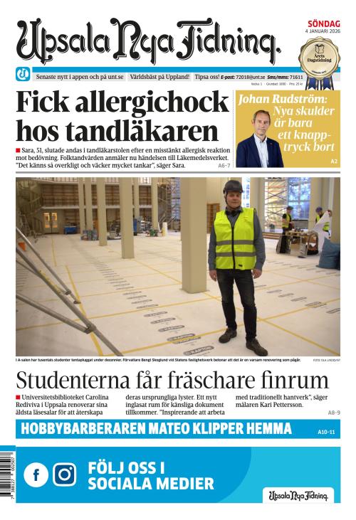 Upsala Nya Tidning 4.1.2026