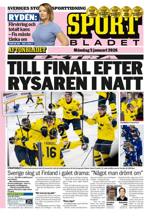 Aftonbladet Sportbladet 5.1.2026