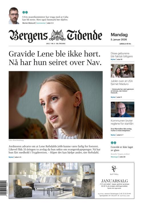Bergens Tidende (NO) 5.1.2026