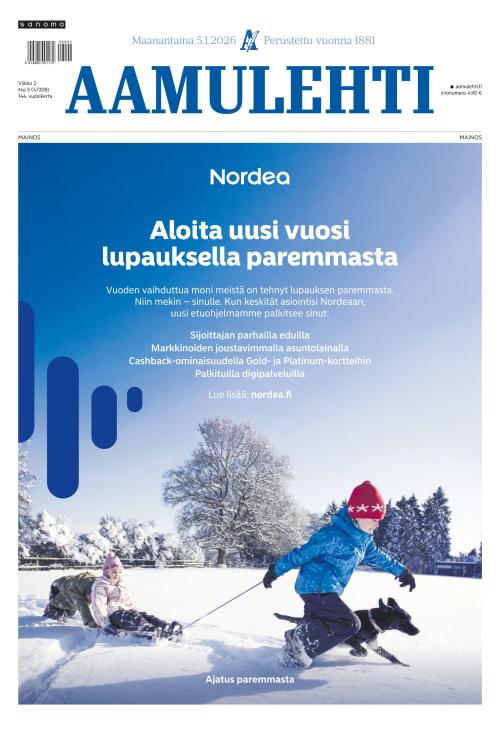 Aamulehti 5.1.2026