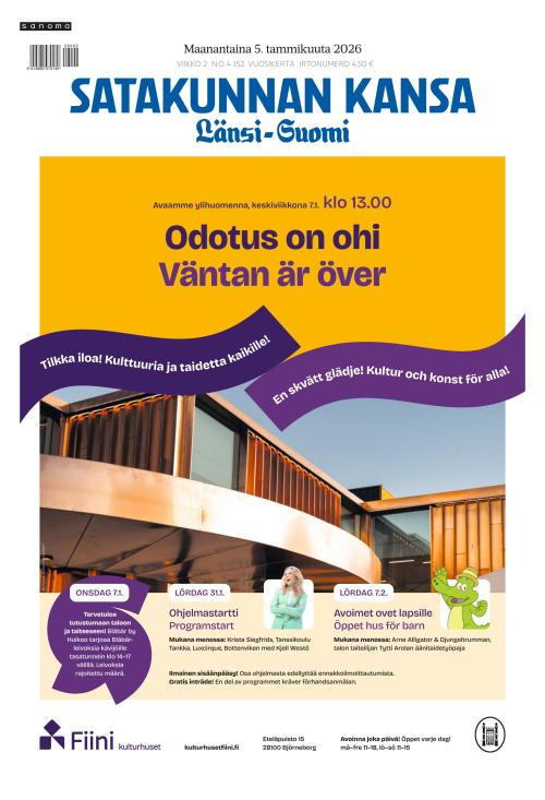 Satakunnan Kansa Länsi-Suomi 5.1.2026