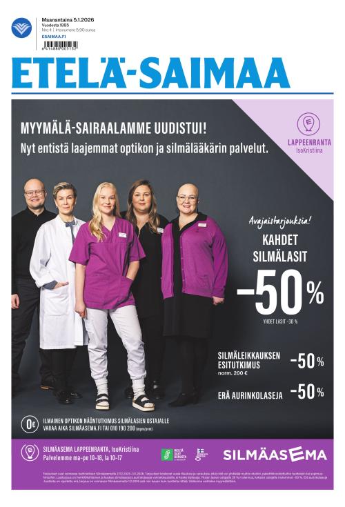 Etelä-Saimaa 5.1.2026