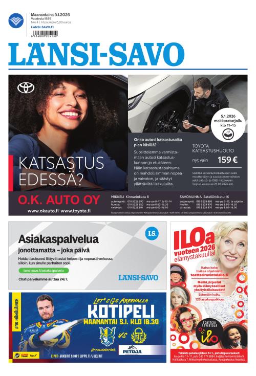 Länsi-Savo 5.1.2026