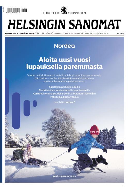 Helsingin Sanomat 5.1.2026