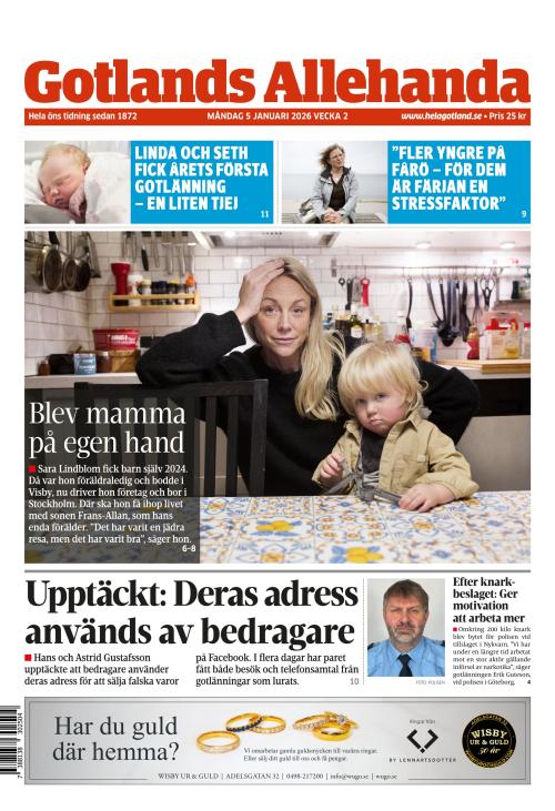 Gotlands Allehanda 5.1.2026