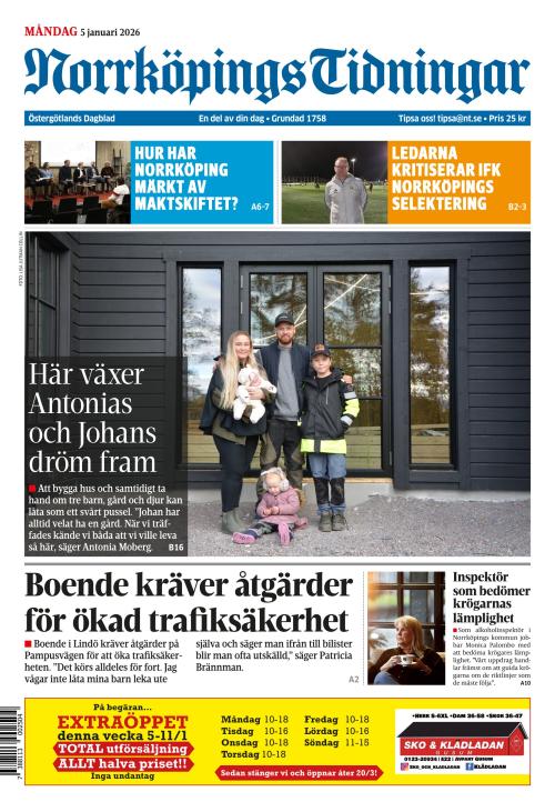 Norrköpings Tidningar 5.1.2026