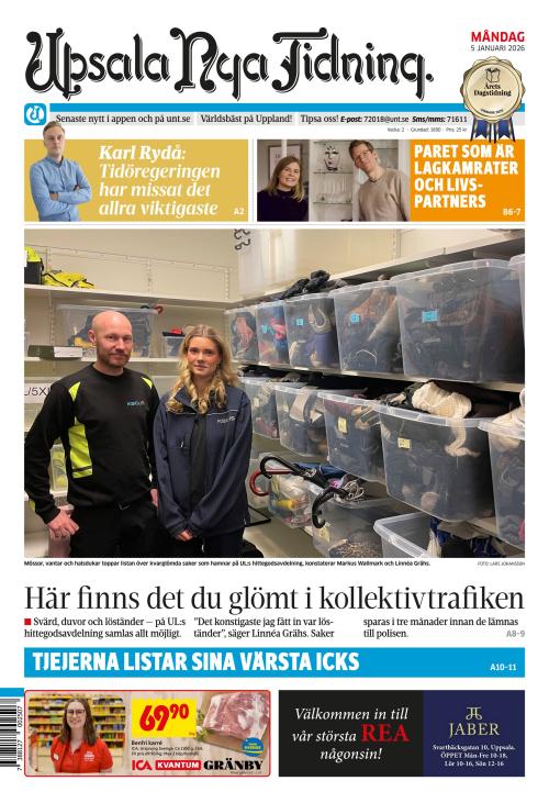 Upsala Nya Tidning 5.1.2026