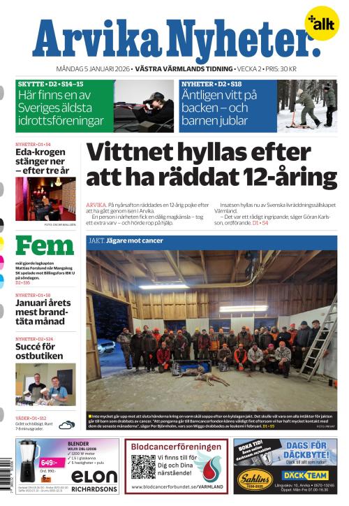 Arvika Nyheter 5.1.2026